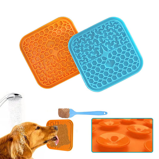 Silicone Dog Licking Pad Slow Food Plate