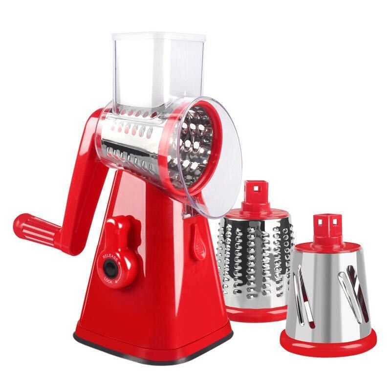 Multi-functional Vegetable Cutter Hand Drum Vegetable Cutter Slicer