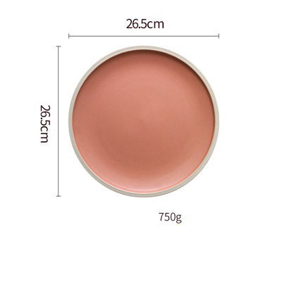 Pure Color Matte Ceramic Plate