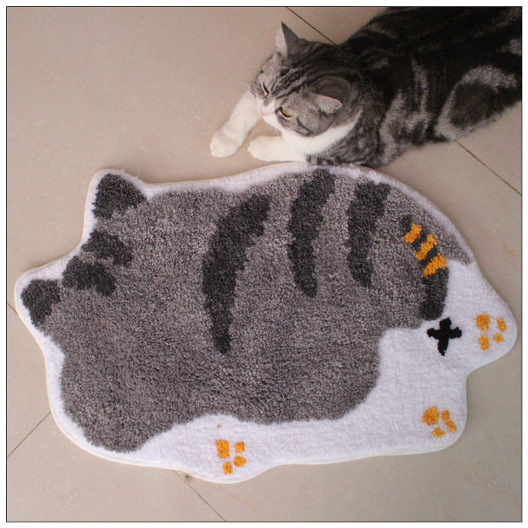 Cartoon Non-slip Floor Mats, Pet Carpets, Cat Mats, Sleeping Cat Cage Mats, Warm Cat Supplies