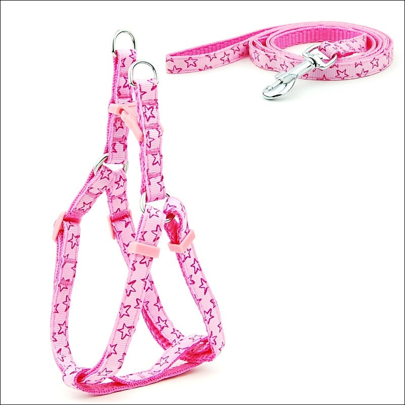 Factory Direct Spot Pet Leashes Polka Dot Pet Chest Straps, Dog Leashes, Small And Medium-Sized Dogs