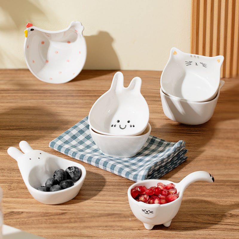 Home Creative Ceramic Plate Animals