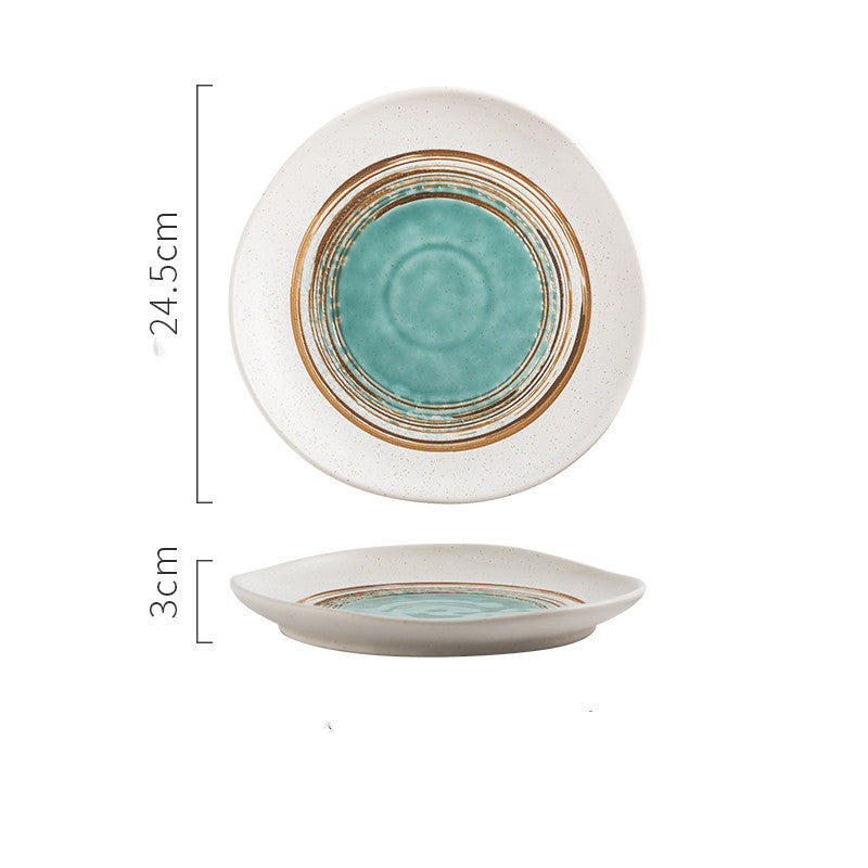 Irregular Ceramic Plates With Special-shaped Creative Discs