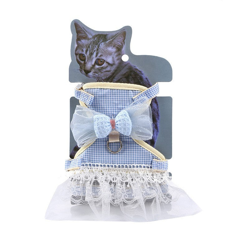 Pet Tie Lace Princess Dress