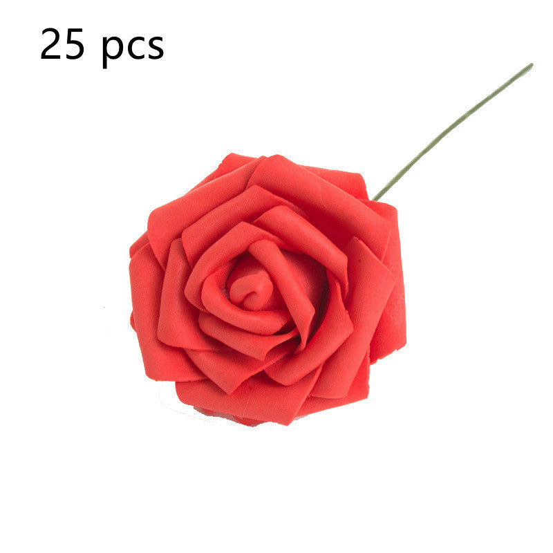 Artificial Flower 8CM PE Rose with Rod