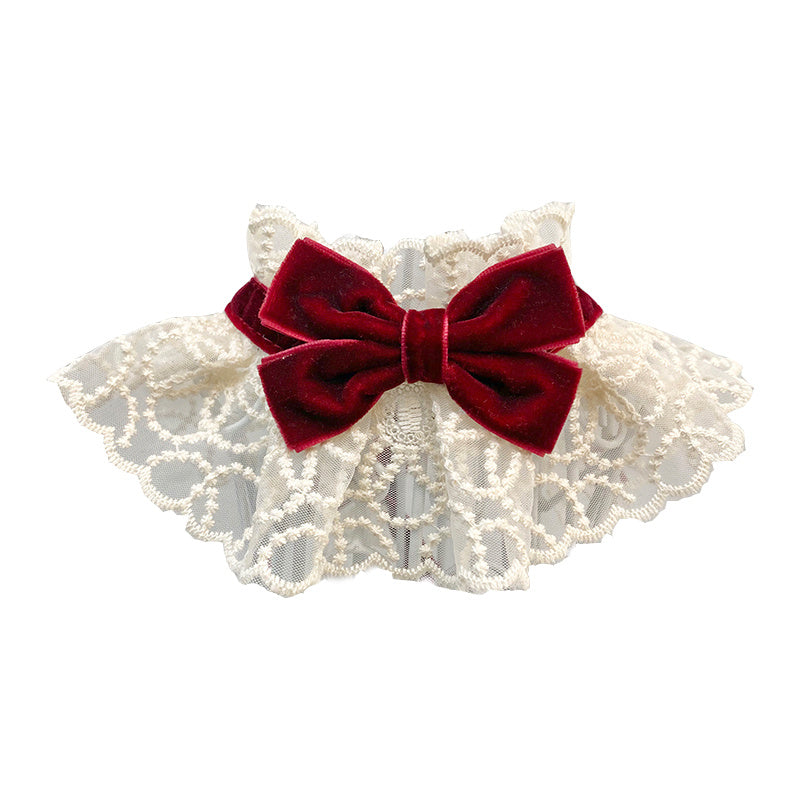 Dog Cat Scarf Pet Saliva Towel Bow Tie Jewelry