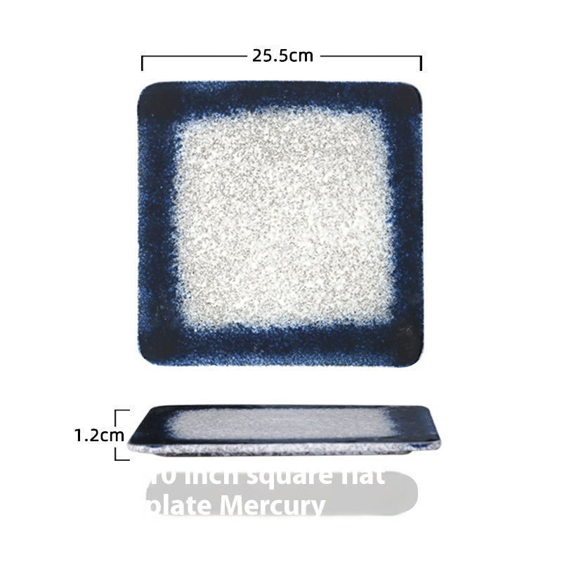 Ceramic Tableware Square Square Plate Dish