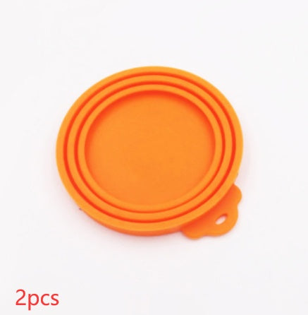 Silicone pet can cover cat and dog food can cover