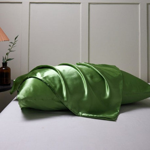 Silk Solid Color Satin Pillowcase Envelope Pillow