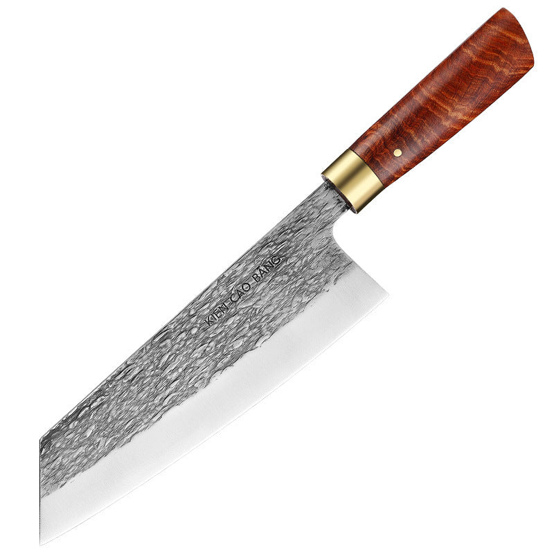 High Chromium Carbon Stainless Steel Kitchen Knife Solid Wood Handle