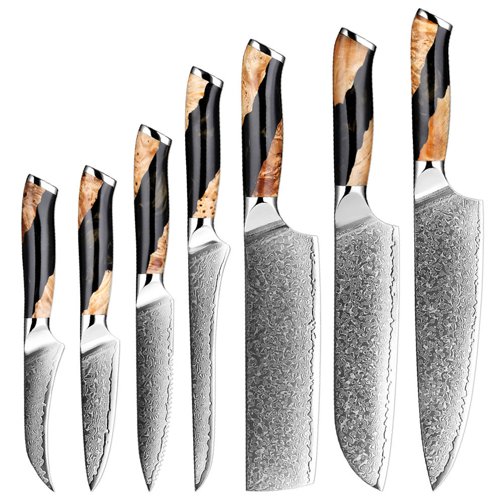 Damascus Steel Chef Knife Kitchen Professional Knives