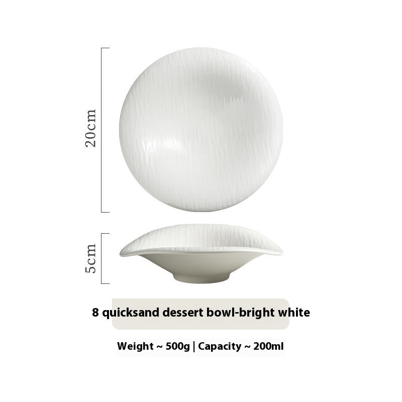 High-grade Creative Strange Shape Light Luxury Ceramic Bowl