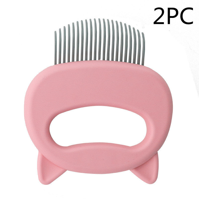 Pet Hair Removal Massaging Shell Comb