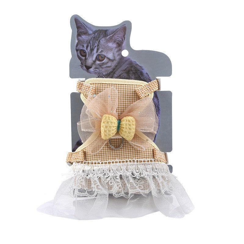 Pet Tie Lace Princess Dress