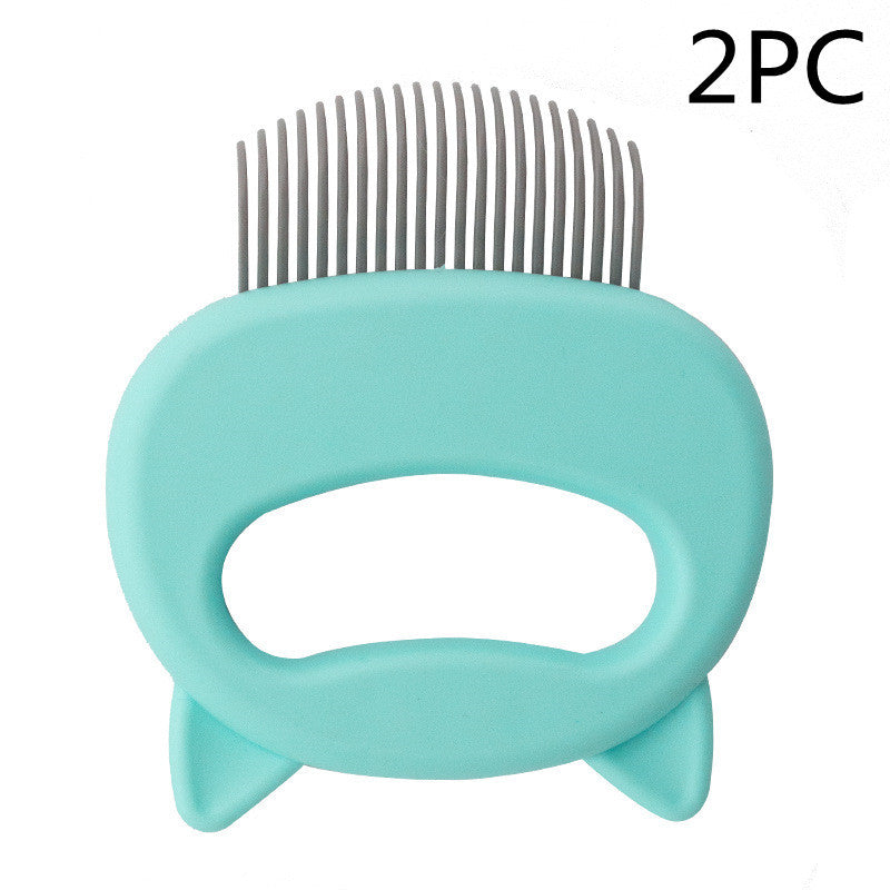 Pet Hair Removal Massaging Shell Comb