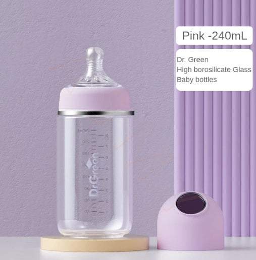 Newborn Baby Glass PPSU Baby Bottle Wide Diameter