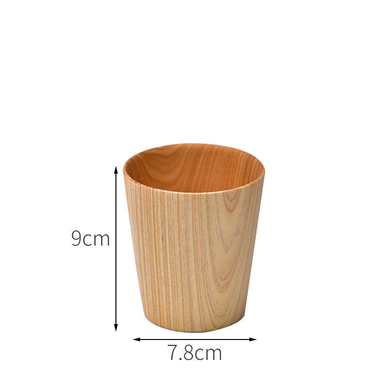 Eco-friendly Anti-scald Wooden Tea Cup Goblet