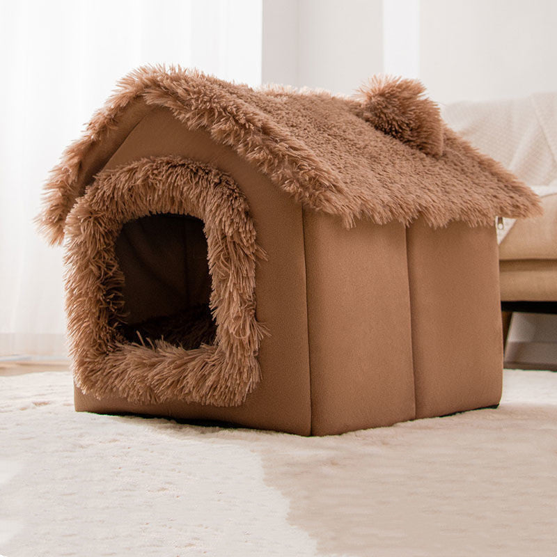 Removable And Washable Small Dog Teddy Cat Litter Closed Dog House