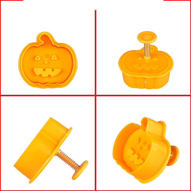 Baking Set Tool Halloween Diy Cake Decoration Plastic Cookie Cutter Mold