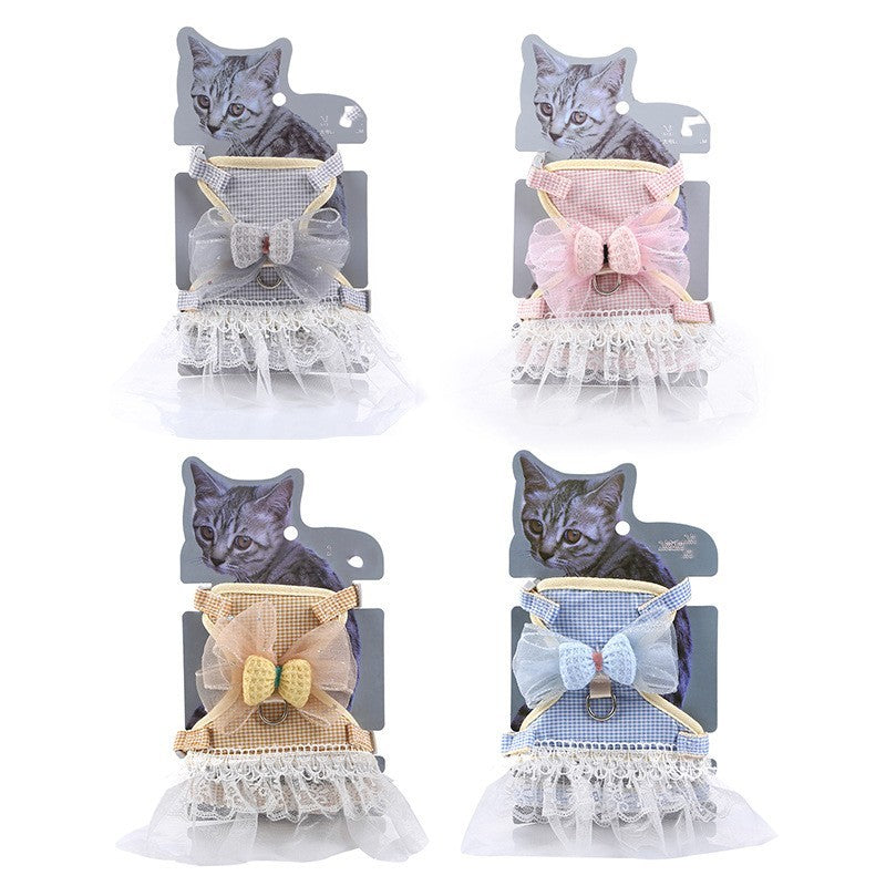 Pet Tie Lace Princess Dress